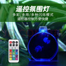 月光水母SmartF迷你桌面水母缸魚(yú)缸生態(tài)發(fā)光水母瓶七彩遙控變色兒童節禮品 2只赤月套裝 曬單實(shí)拍圖