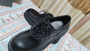 bosssunwen周深/陳楚生/常華森同款厚底德比鞋男高級感增高正裝皮鞋婚鞋 植鞣胎 (歐碼，建議拍小一碼) 38 親膚透氣 曬單實(shí)拍圖