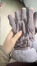 騎行手套女士冬季保暖韓版可愛(ài)觸屏電動(dòng)車(chē)戶(hù)外防寒防水加絨棉手套 紫色蝴蝶結【加絨防水】 曬單實(shí)拍圖