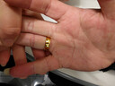 周六福六字真言足金999黃金戒指男女計價(jià)AB010050活口17號 約5.98g 禮物 曬單實(shí)拍圖