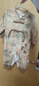 DUUDUU嬰兒衣服新中式連體衣春秋款新生兒哈衣唐裝寶寶雙層爬服 90cm 曬單實(shí)拍圖