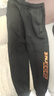 361°兒童長(cháng)褲25冬季男童中大童針織加厚保暖彈力運動(dòng)長(cháng)褲 黑165 曬單實(shí)拍圖
