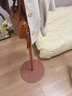 小匠材衣帽架實(shí)木掛衣架臥室落地簡(jiǎn)易衣架多掛鉤衣服架子胡桃色圓盤(pán)款 曬單實(shí)拍圖