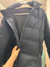 雪中飛冬季羽絨服男士溫暖連帽百搭上衣帽檐抽繩純色簡(jiǎn)約羽絨衣鴨絨外套 藏青色 2XL (180) 曬單實(shí)拍圖