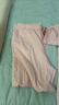 全棉時(shí)代（PurCotton）25夏季新品男女士睡衣情侶家居服套裝抗菌針織舒彈透氣 寧靜粉（短袖長(cháng)褲） L (女款165/男款175） 曬單實(shí)拍圖