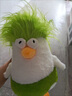 梵達森（FAN DA SEN）可愛(ài)爆頭菜雞毛絨玩具搞怪丑萌玩偶抱枕搞怪公仔送男女生日禮物 白色爆頭菜雞 55厘米 生日眼鏡皮套星星發(fā)卡 曬單實(shí)拍圖