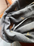 恒源祥2025新款圍巾女棉麻春秋長(cháng)款韓版百搭薄款冬季披肩圍脖絲巾米白色 深灰色 曬單實(shí)拍圖
