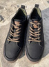 Jeep吉普男鞋春季新品耐臟商務(wù)皮鞋簡(jiǎn)約輕便板鞋子男舒適低幫休閑鞋男 黑色10049【升級款】 41 曬單實(shí)拍圖