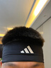 阿迪達斯（adidas）運動(dòng)發(fā)帶止汗頭帶頭巾女防導汗跑步束發(fā)頭箍頭戴吸汗瑜伽健身頭套 黑色【加寬設計丨硅膠防滑】 曬單實(shí)拍圖