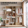 全友家居家用現代簡(jiǎn)約成品衣柜臥室衣櫥立柜簡(jiǎn)易收納儲物柜子政府補貼 曬單實(shí)拍圖