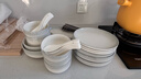墨色 釉下彩碗碟餐具套裝家用新款高級感陶瓷碗盤(pán)喬遷新居碗筷36件套 曬單實(shí)拍圖