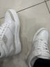 何金昌【拼色低幫】?jì)仍龈吣行?CM百搭厚底休閑鞋高級感板鞋米白運動(dòng)鞋 白色B127Q5131 42 (260mm) 曬單實(shí)拍圖