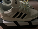 阿迪達斯（adidas）官方男鞋女鞋 新款情侶運動(dòng)鞋潮流時(shí)尚耐磨休閑鞋低幫皮面板鞋 2546/白黑棕/推薦 42.5 曬單實(shí)拍圖