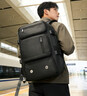 Landcase旅行包男士出差大容量雙肩包女多功能電腦包女商務(wù)背包8683 黑色 曬單實(shí)拍圖