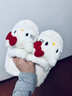 智宙可愛(ài)KT貓棉拖居家棉拖鞋女加絨保暖鞋月子鞋秋冬季2025純新款棉 【白色凱蒂貓】 38-39 曬單實(shí)拍圖