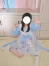 唐努烏洛麗塔op仙女裙可愛(ài)Lolita裙少女學(xué)生韓版萌正禮物正 淺藍色OP+飛機盒 S 【75-90斤】 曬單實(shí)拍圖