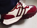 星期六運動(dòng)旅游鞋女厚底紅色德訓鞋時(shí)尚舒適跑步休閑鞋老爹鞋 深紅  38  曬單實(shí)拍圖