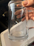 東海天然原石原礦水晶杯大容量水杯蓋杯把手辦公茶室高端茶杯茶器 380ml水晶玻璃杯帶蓋 曬單實(shí)拍圖