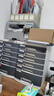 得力（deli）桌面辦公文件柜帶鎖抽屜資料柜收納柜學(xué)科分類(lèi)桌面文件收納 辦公用品 附索引標簽 六層帶鎖文件柜 8876 曬單實(shí)拍圖