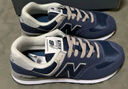 NEW BALANCE休閑鞋男鞋女鞋復古舒適透氣百搭情侶運動(dòng)鞋574系列ML574EVN 40.5 曬單實(shí)拍圖