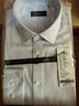 杉杉【DP免燙】長(cháng)袖襯衫男純棉條紋春秋商務(wù)正裝全棉 灰小格 40 曬單實(shí)拍圖