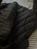 男士短款輕薄羽絨服立領(lǐng)連帽情侶款中青年男裝薄羽絨服大碼外套潮 黑色立領(lǐng) XL 適合115-125斤 曬單實(shí)拍圖