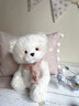 MOONCHILD可愛(ài)泰迪熊毛絨玩具抱睡小白熊公仔布娃娃送閨蜜送給女生生日禮物 粉色-泰迪熊 35cm 曬單實(shí)拍圖