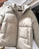 坦博爾【店鋪推薦】新款連帽羽絨服男短款寬松休閑冬裝外套TF236353 晴霧色新增色 L (175) 曬單實(shí)拍圖