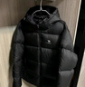 駱駝火山羽絨服2.0連帽加絨加厚面包服秋冬新款短款羽絨服 暗夜黑/暗夜黑 男女同款,7130C 3XL 曬單實(shí)拍圖