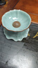 尋汝汝窯茶漏茶具配件全陶瓷一體過(guò)濾網(wǎng)高檔陶瓷茶道茶濾茶隔開(kāi)片釉 天青汝窯茶漏 曬單實(shí)拍圖