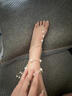 芯奢腳鏈女新款高級感輕奢腳環(huán)性感異域仿珍珠足鏈金色潮流腿鏈飾品 珍珠腳鏈一對 曬單實(shí)拍圖