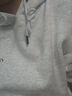 阿瑪瑟100%純棉面料美式重磅潮字母連帽衛衣男女秋冬新款加絨寬松休閑情 連帽-花灰 加絨 S 曬單實(shí)拍圖