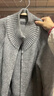 初語(yǔ)毛衣女2025冬季新款拉鏈半高領(lǐng)復古輕運動(dòng)軟糯北極絨開(kāi)衫外套 灰色XL預售10-11 M 曬單實(shí)拍圖