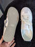 啄木鳥(niǎo)練車(chē)專(zhuān)用鞋女薄底軟底駕考科目二科二科三秋冬舒適學(xué)車(chē)透氣開(kāi)車(chē)鞋 米銀色 36 標準碼 曬單實(shí)拍圖