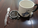品喻（PINYU）杯子馬克杯咖啡杯陶瓷杯高顏值水杯家用大容量帶蓋勺沖泡杯小藍貓 曬單實(shí)拍圖