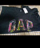 GAP男女裝2025秋季新款logo涂鴉印花純棉寬松長(cháng)袖T恤上衣787426 黑色 2XL (185/104A)亞洲尺碼【偏大,建議拍小一碼】 曬單實(shí)拍圖