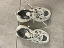 百麗拼色老爹鞋女春季商場(chǎng)同款運動(dòng)鞋D7A1DAM5 米白/灰 36 曬單實(shí)拍圖
