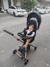飛鴿高景觀(guān)嬰兒推車(chē)0-6歲用折疊可坐可躺遛娃車(chē)帶減震雙向遛娃神器 卡其色【六重減震|加高防護|一鍵折疊 】 曬單實(shí)拍圖