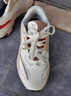 鴻星爾克男鞋復古國潮休閑鞋厚底老爹鞋軟彈跑鞋百搭運動(dòng)鞋子赤帝 微晶白/麋鹿棕 43 曬單實(shí)拍圖