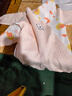 舒貝怡2件裝嬰兒衣服秋冬新生兒連體衣滿(mǎn)月寶寶保暖哈衣周歲爬服粉色66 曬單實(shí)拍圖