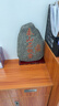 正宗泰山石敢當天然擺件原石靠山石補角鎮宅風(fēng)水天然擺件 高41-50cm紅字金邊帶符款 曬單實(shí)拍圖