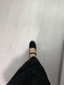 艾舞戈民族舞蹈鞋秧歌膠州民間高跟舞鞋考級鞋黑老北京布鞋女 實(shí)心跟 38 曬單實(shí)拍圖