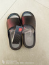 回力男士防滑耐磨時(shí)尚潮流涼拖鞋pvc浴室家居百搭拖鞋 黑灰色 40-41 曬單實(shí)拍圖