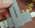 ThinkPlus聯(lián)想128GB Type-C USB3.2 雙接口U盤(pán)手機電腦通用大容量 辦公商務(wù)u盤(pán)TPU301系列 曬單實(shí)拍圖