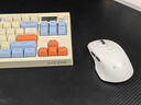 聯(lián)想（LENOVO）無(wú)線(xiàn)鼠標藍牙有線(xiàn)三?？沙潆娹k公游戲電競家用商務(wù)人體工學(xué)筆記本臺式電腦平板手機通用 白色-可充電【三模游戲1000hz 帶電量顯示】 曬單實(shí)拍圖