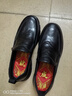 木林森（MULINSEN）皮鞋男真皮軟面正裝商務(wù)休閑鞋春秋季圓頭一腳蹬軟底爸爸鞋中老年 DY-ZK236132黑色 40 曬單實(shí)拍圖