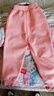小馬寶莉女童褲子秋冬款兒童加絨長(cháng)褲女孩舒適保暖運動(dòng)褲衛褲 粉 130 曬單實(shí)拍圖