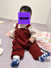 babylove嬰兒背帶褲秋冬款毛線(xiàn)褲子男女寶寶純色百搭針織褲保暖連體褲 曬單實(shí)拍圖
