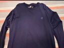 添柏嵐（Timberland）T恤男秋冬柔軟舒適休閑透氣耐磨圓領(lǐng)長(cháng)袖上衣A5XVK 黑灰 L 曬單實(shí)拍圖