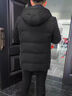 XJSGS國際高端品牌冬季羽絨服男中長(cháng)款中年男士爸爸裝大碼2026新款外套 高檔黑色 可拆卸帽【專(zhuān)柜同款】 冬款 XL 180 【140-160斤】 曬單實(shí)拍圖